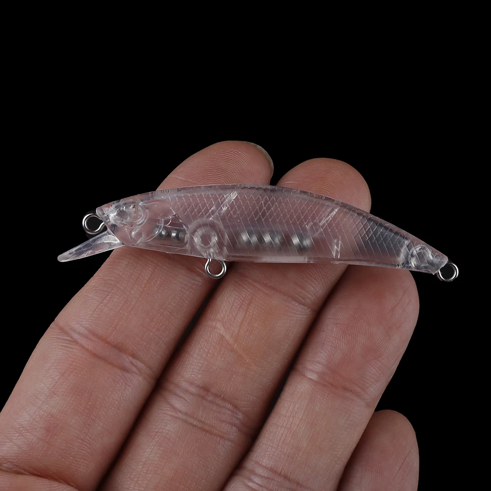 Chan'sHuang-Cebo en blanco sin pintar para 20 piezas, cebo de buceo, labio que se hunde, piscardo, 7CM, 3,5G, aparejo de señuelo de pesca Artificial hecho a mano - imagen 4