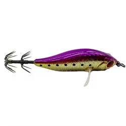 Jig calamar luminiscente – Señuelo duro horizontal para fondo