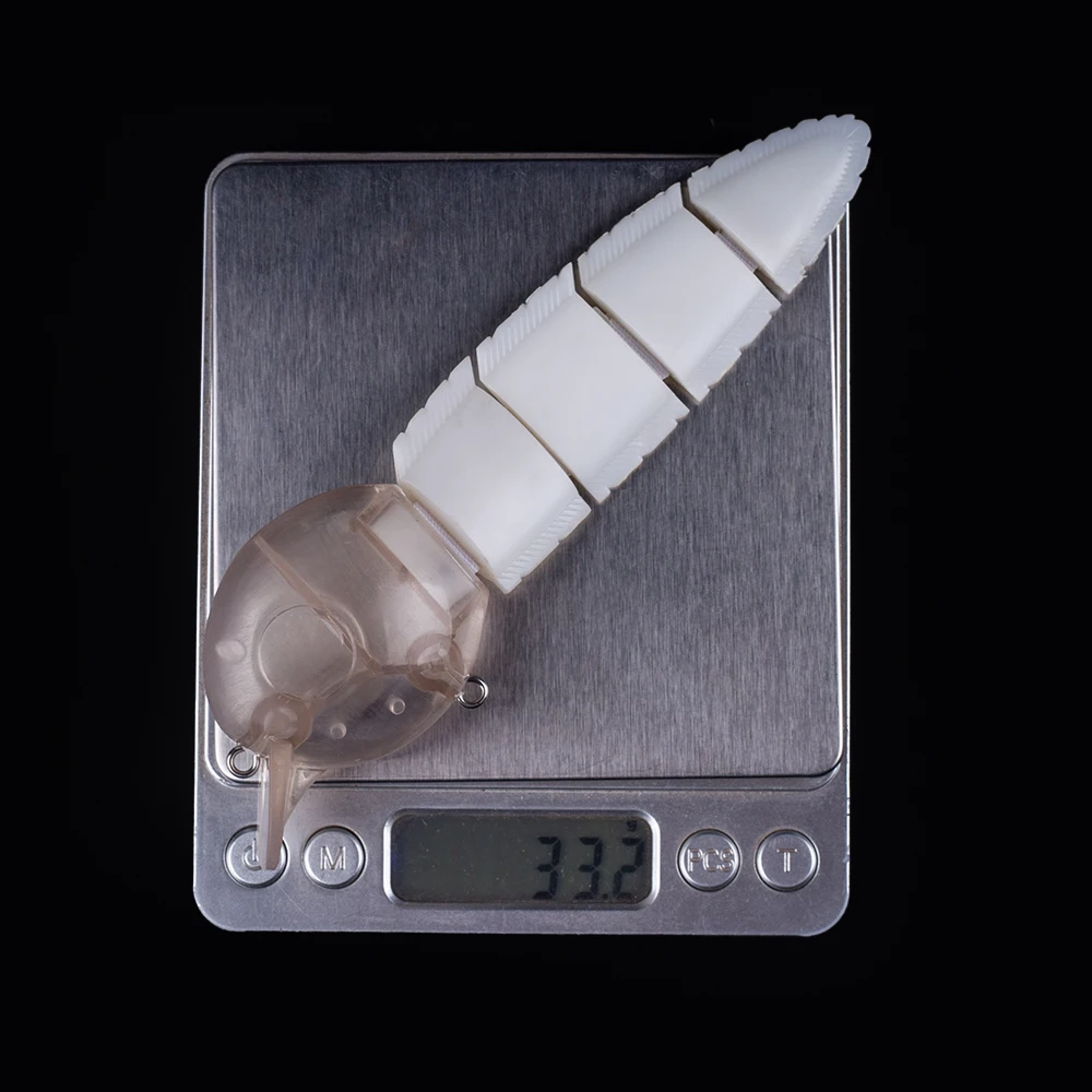 Hanlin-Señuelos de Pesca de lubina sin pintar, aparejos de señuelo Wobbler de cuerpo duro, 2/5 piezas, DIY, 152mm/33g - imagen 4