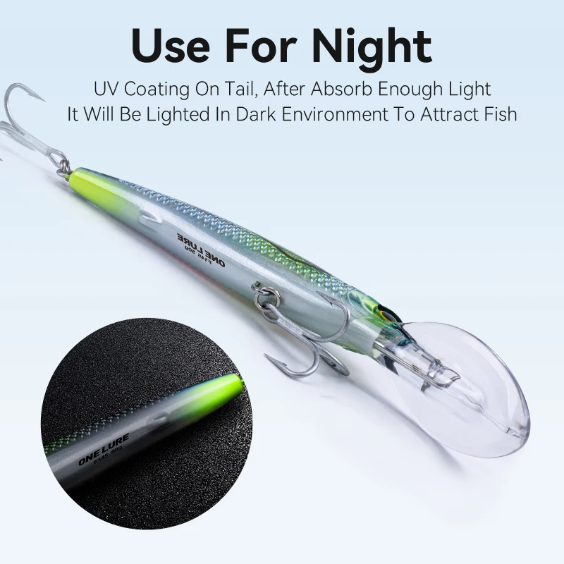 Señuelo de pesca de mar Minnow flotante Kingdom, 50g, 145mm, 74g, 160mm, curricán, fundición lejana, Wobbler Artificial, cebo duro, Jerkbaits de pesca - imagen 4