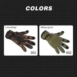 Guantes Tácticos Neopreno Dos Dedos – Protección PU para Pesca