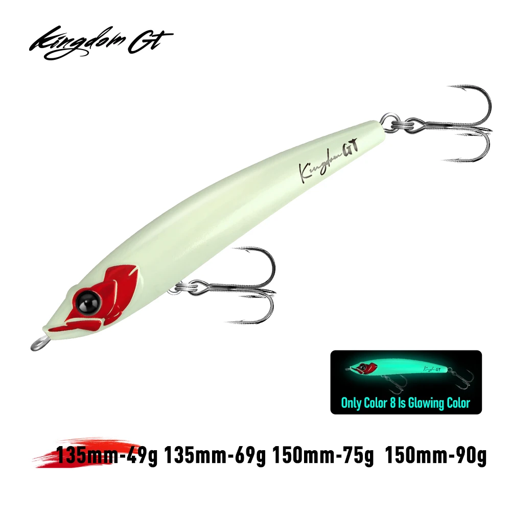 Kingdom GT Stickbait Hundido – Señuelo Big Game para Atún
