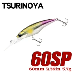 Señuelo Tsurinoya 60SP Minnow - Suspenso para lucio en río
