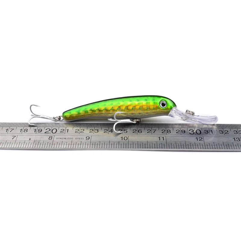 Señuelo de Pesca flotante Minnow, sistema de peso superior de agua, cebo duro, Wobbler, Jerkbait, Swimbait, 11,5 cm, 14g - imagen 4