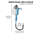 White-blue-28G