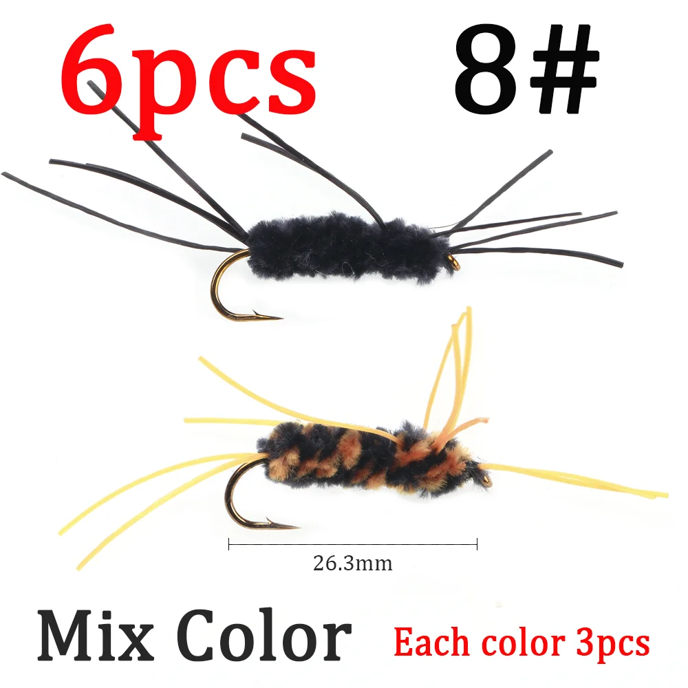6pcs Mix Color
