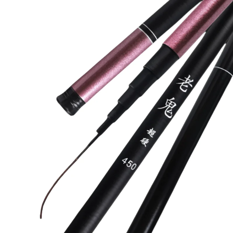 Caña de pescar telescópica portátil, alimentador de carpa, 2,7 m, 3,6 m, 4,5 m, 5,4 m, 6,3 m, 7,2 m - imagen 3