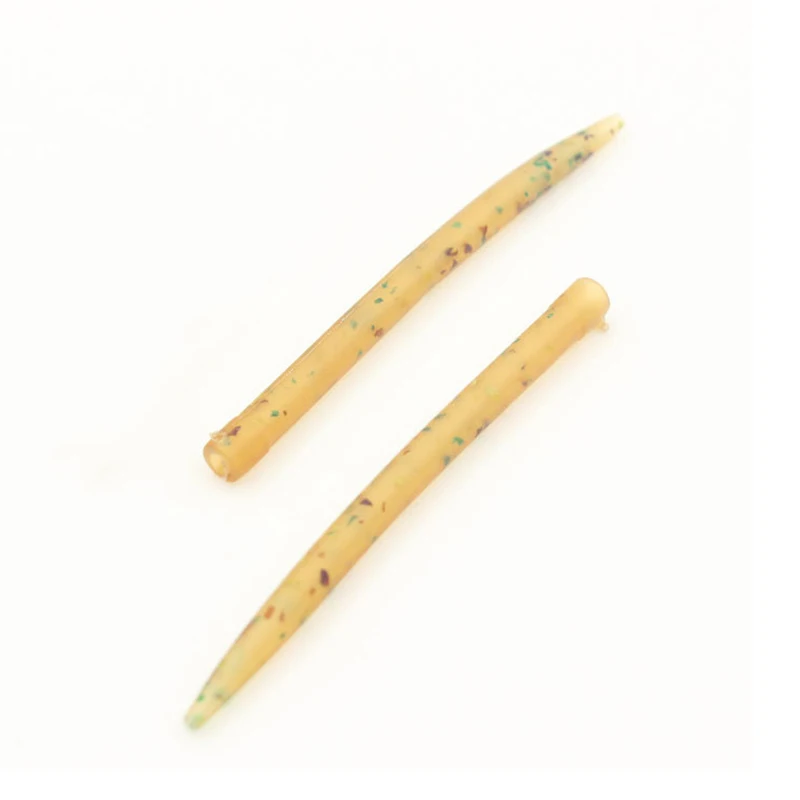 1000 Uds Pesca de carpa funda antienredos accesorio tubo gancho conector giratorio manga para sedal de Pesca aparejos de protección Pesca - imagen 4