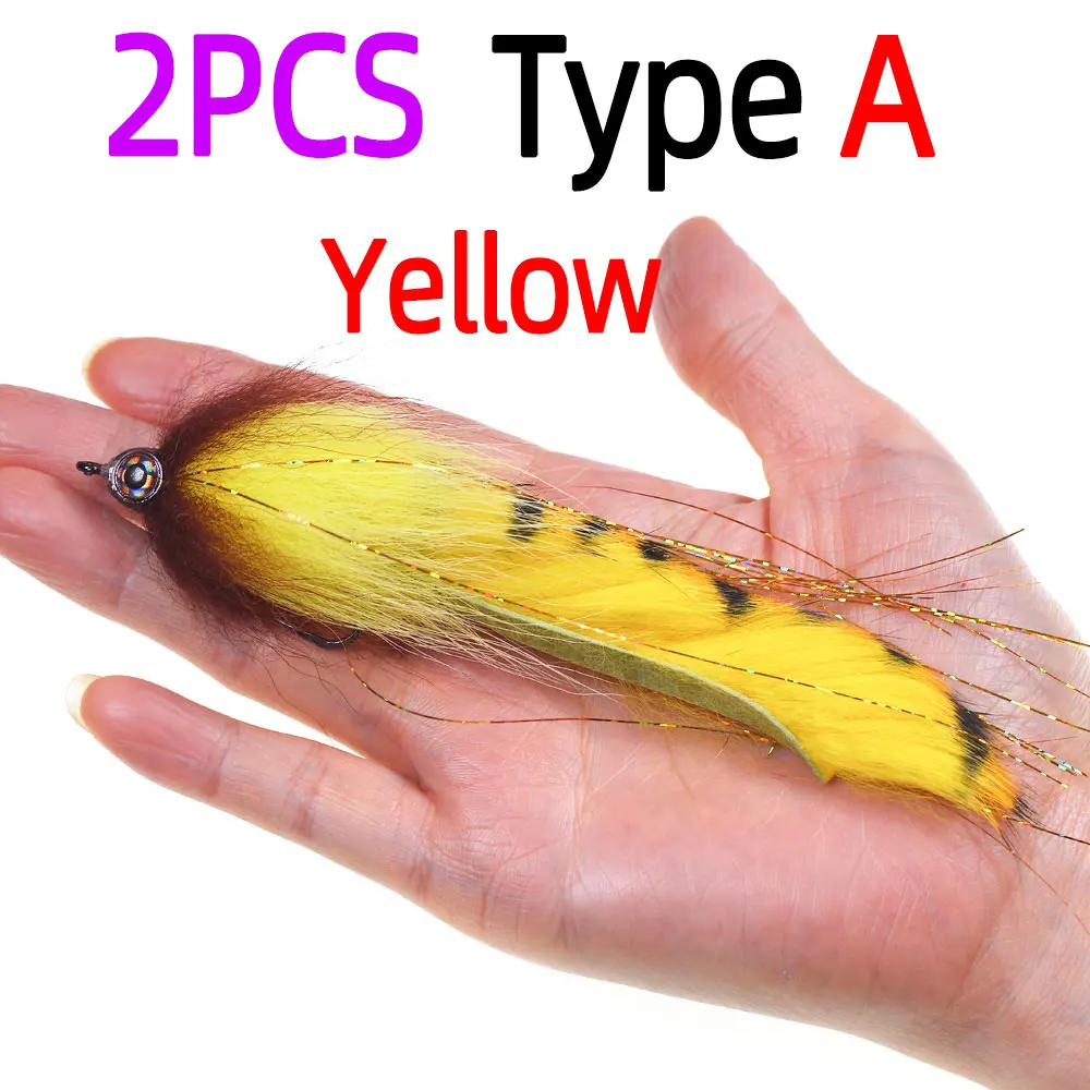 2pcs Type A Yellow