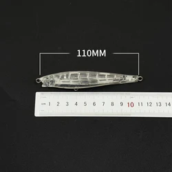 Señuelos Swimbait sin pintar 110mm – Cebo hundimiento para agua salada