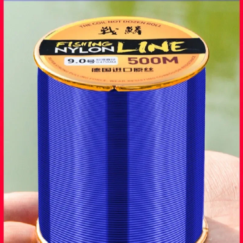 Línea De Pesca De nailon superfuerte, 500m, Tippet, resistente al desgaste, telescópica - imagen 2