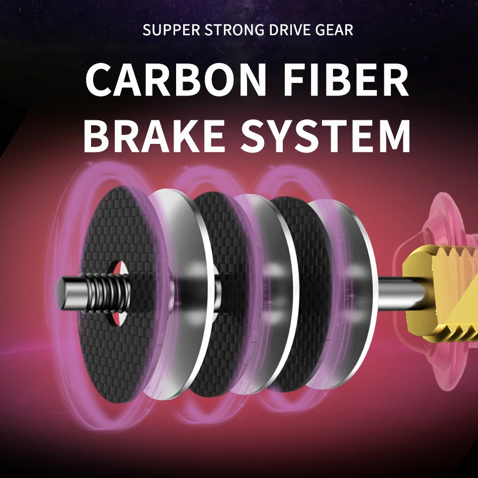 ROOBLINOS-carrete de pesca giratorio XC, de plástico ligero, para agua salada, carpa, trucha - imagen 3