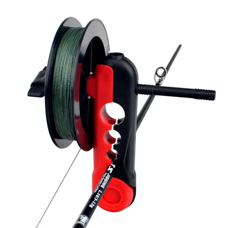 Bobinadora de hilo de pescar portátil, carrete giratorio de Baitcasting, máquina de carrete de línea ABS, equipos de pesca de carpa, herramientas de bobinado - imagen 2