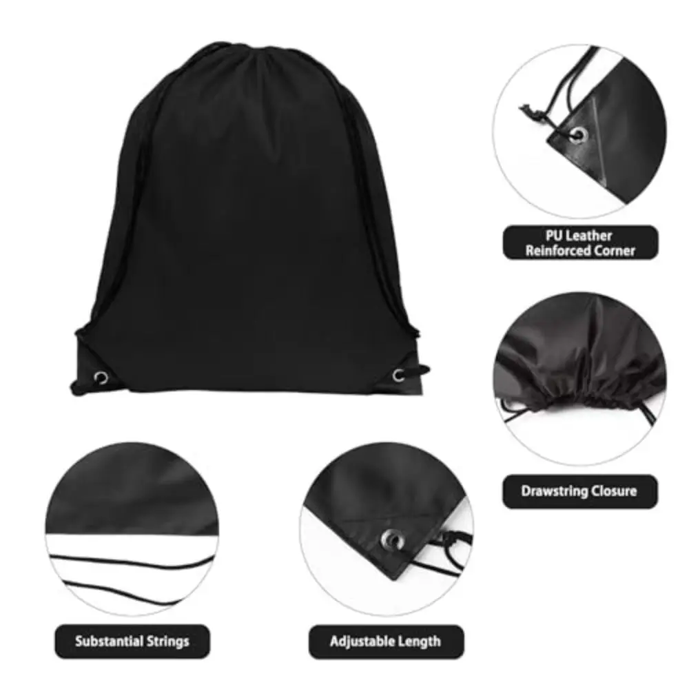 Mochila de pesca impermeable plegable con cordón poliéster - imagen 4