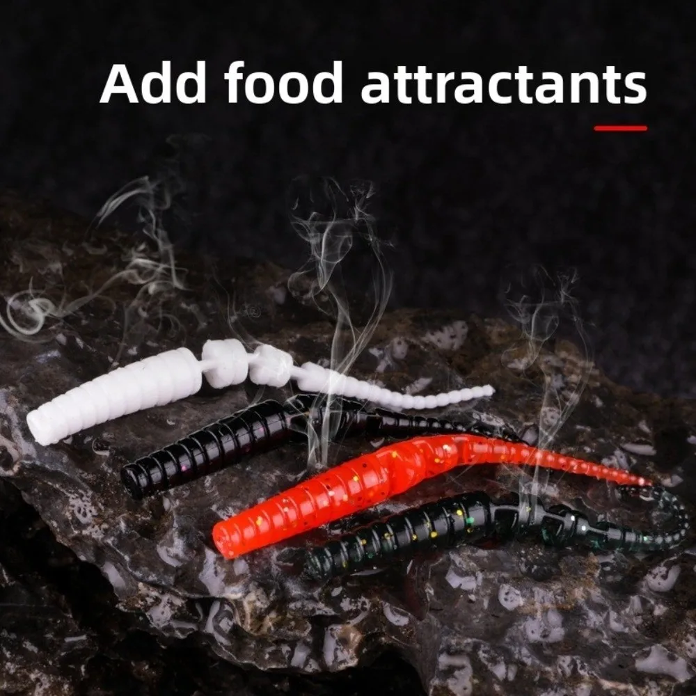 35/50 Uds. Equipo de pesca 5cm/4cm Señuelos de pesca forma de pececillo cebo Artificial señuelo suave pesca deportiva - imagen 2