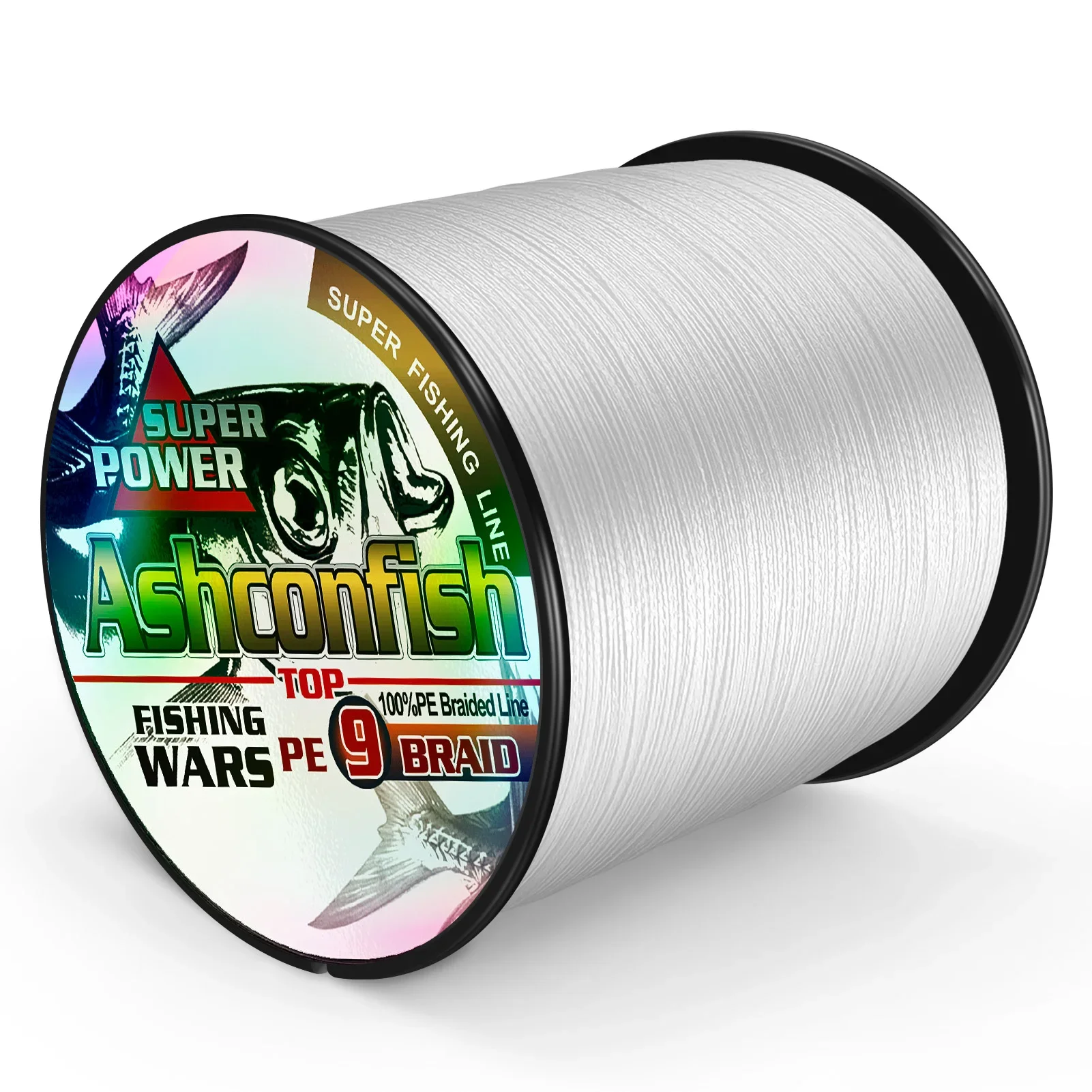 Ashconfish-sedal de pesca trenzado X9, 9 hebras, 500M, multifilamento, para agua salada, PE, carpa, MultiColor, Japón, accesorios superfuertes - imagen 4