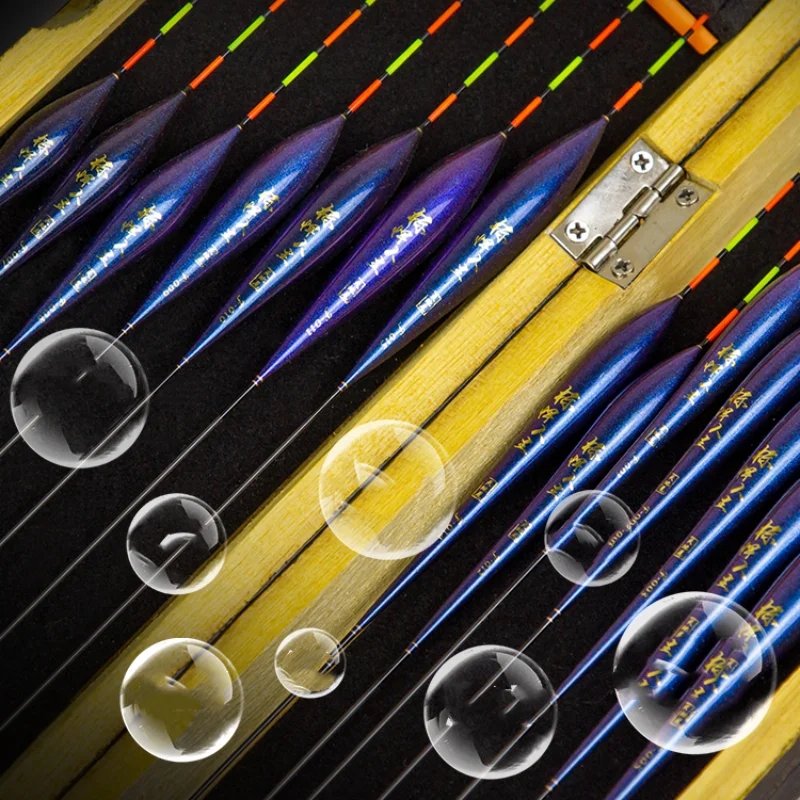 Exquisito juego de flotadores de pesca con alarma de mordedura de pez Nano, Boya Luminosa electrónica, llamativa, inteligente - imagen 2