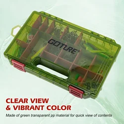 Caja de aparejos Goture impermeable para anzuelos y señuelos