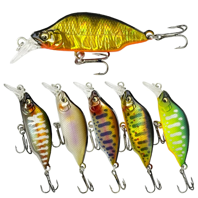 3,8g 45mm Mini Señuelos de Pesca de pececillo hundido Pesca Wobbler cebo Artificial para perca Pike trucha lubina Jerkbait Swimbait equipo - imagen 3