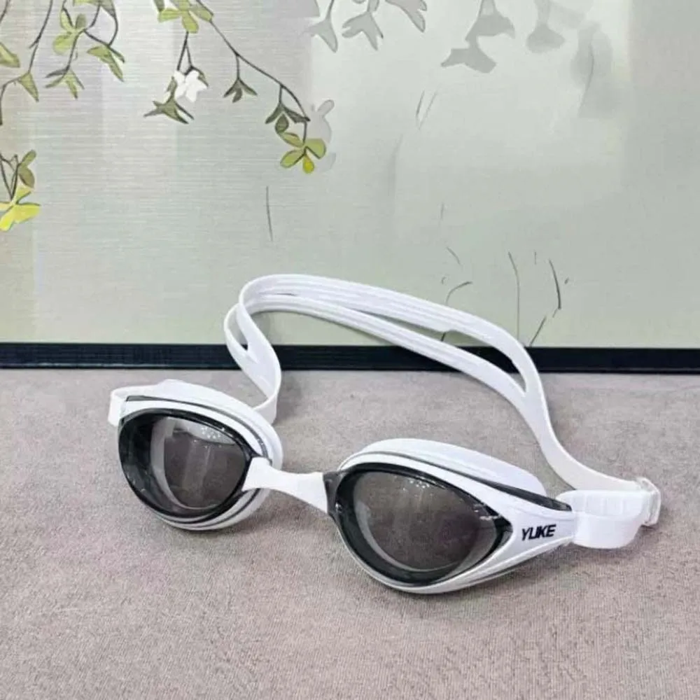 Gafas de natación impermeables, nosepiece desmontable de TPU, marco grande, gafas de natación de Color contrastante, lentes HD de PC, gafas de natación antiniebla - imagen 3