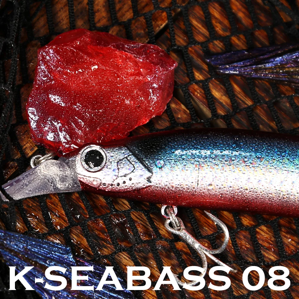Jerkbait flotante de tungsteno PEAK para la pesca de lubina - imagen 2