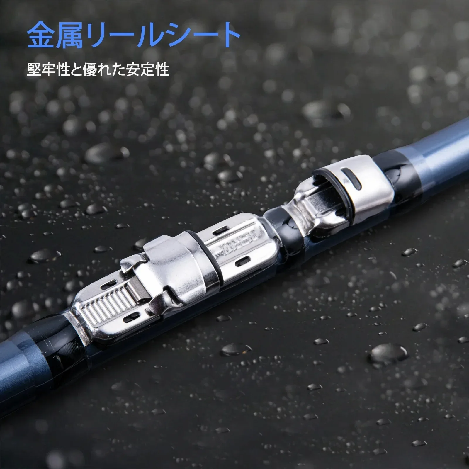 Goture 3,6 m 4,5 m 5,4 m 6,3 m caña de pescar en roca fibra de carbono cañas de pescar giratorias telescópicas cañas de pescar de mar océano Rock Fshing - imagen 4