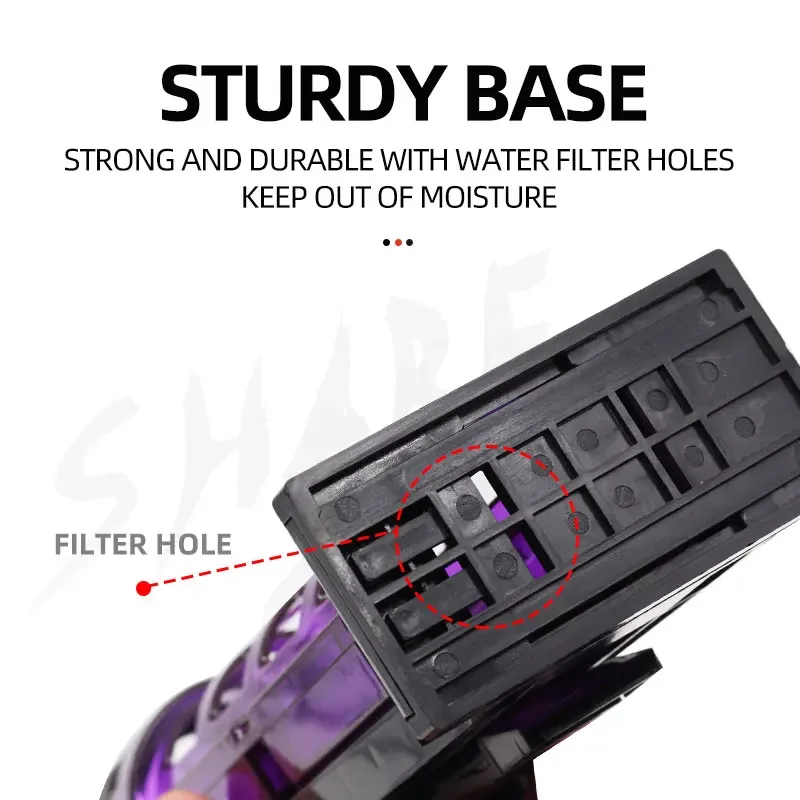 Caja de pesca de plástico, soporte para poste, soporte de tubo de poste desmontable, dispositivo de inserción Vertical, estante para barril de pesca, accesorios de pesca - imagen 5