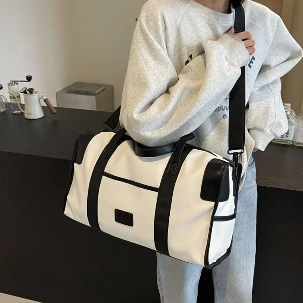 Bolsa deportiva con separación de ropa seca y húmeda, bolso de viaje duradero impermeable, bolso de hombro de nailon de gran capacidad - imagen 3