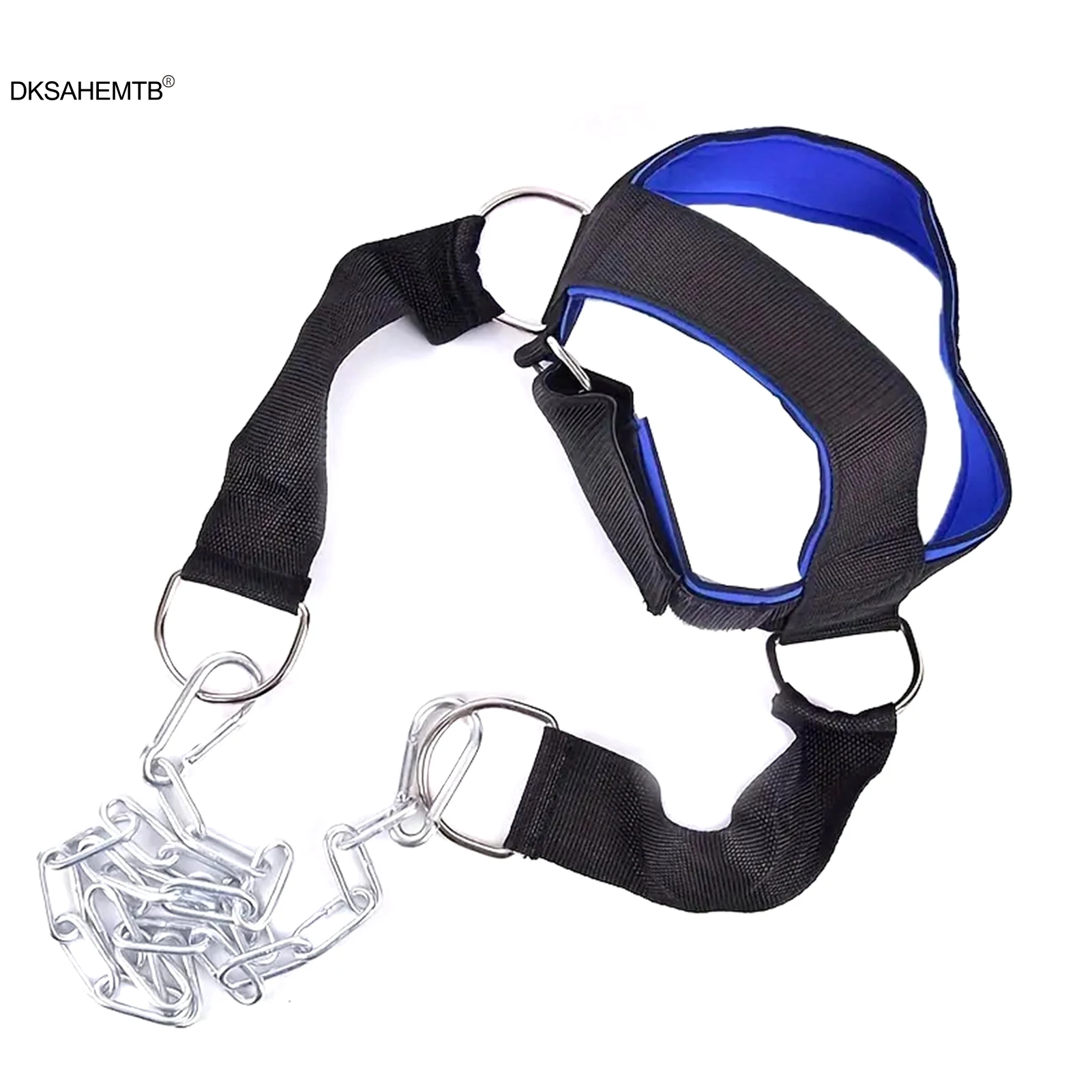 Cinturón de entrenamiento muscular para cabeza y cuello, cadena de hierro con cubierta para la cabeza, banda de resistencia, entrenamiento de fuerza para el hombro, sombrero para el cuello - imagen 4