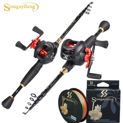 Sougayilang Caña Telescópica 1.8-2.4m – Carrete 7.2:1 Equipado

59 caracteres