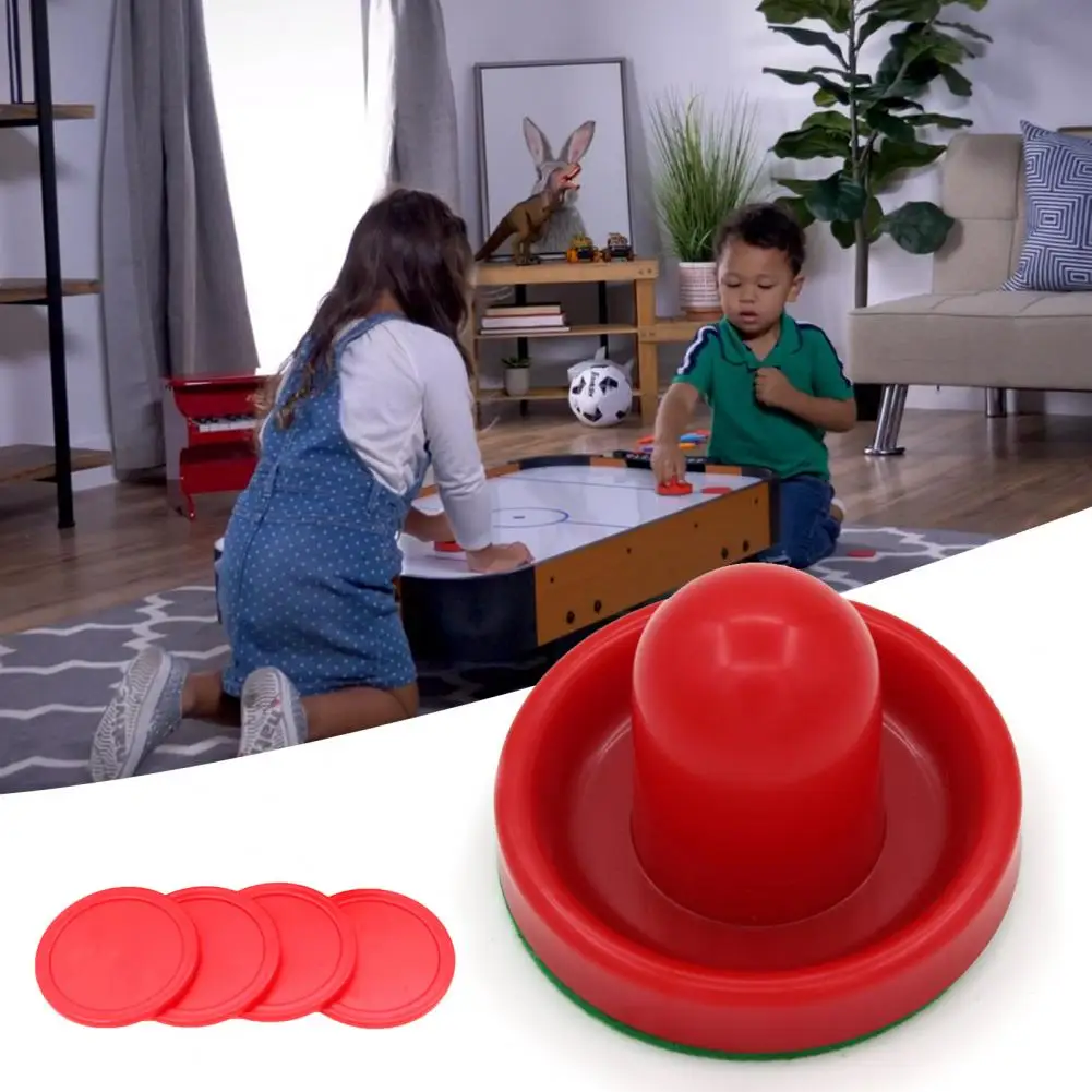 Juego de discos de hockey de aire de plástico, ligero, antioxidante, antideformación, para juego - imagen 2