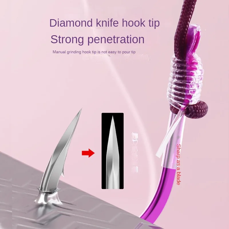 Conjunto de anzuelos grandes para pesca, accesorios de equipo de pesca de doble gancho, reforzado - imagen 4