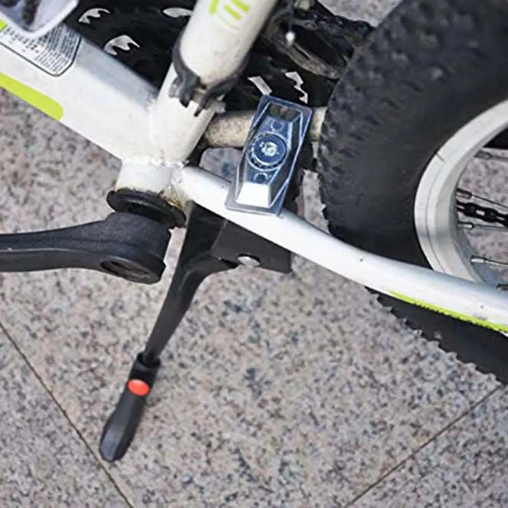 Soporte de bicicleta de aleación de aluminio para bicicleta de carretera, soporte lateral trasero de doble pierna, estante de estacionamiento, soporte doble, accesorios para ciclismo - imagen 5