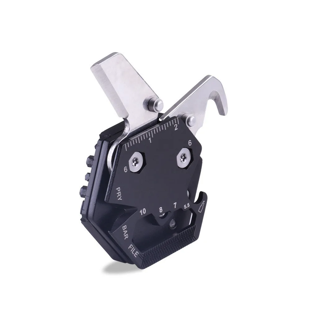 Llavero con destornillador hexagonal multifuncional, herramienta EDC para exteriores, cuchillo hexagonal plegable para monedas, bolsillo, Mini coltello Gear Pee - imagen 3