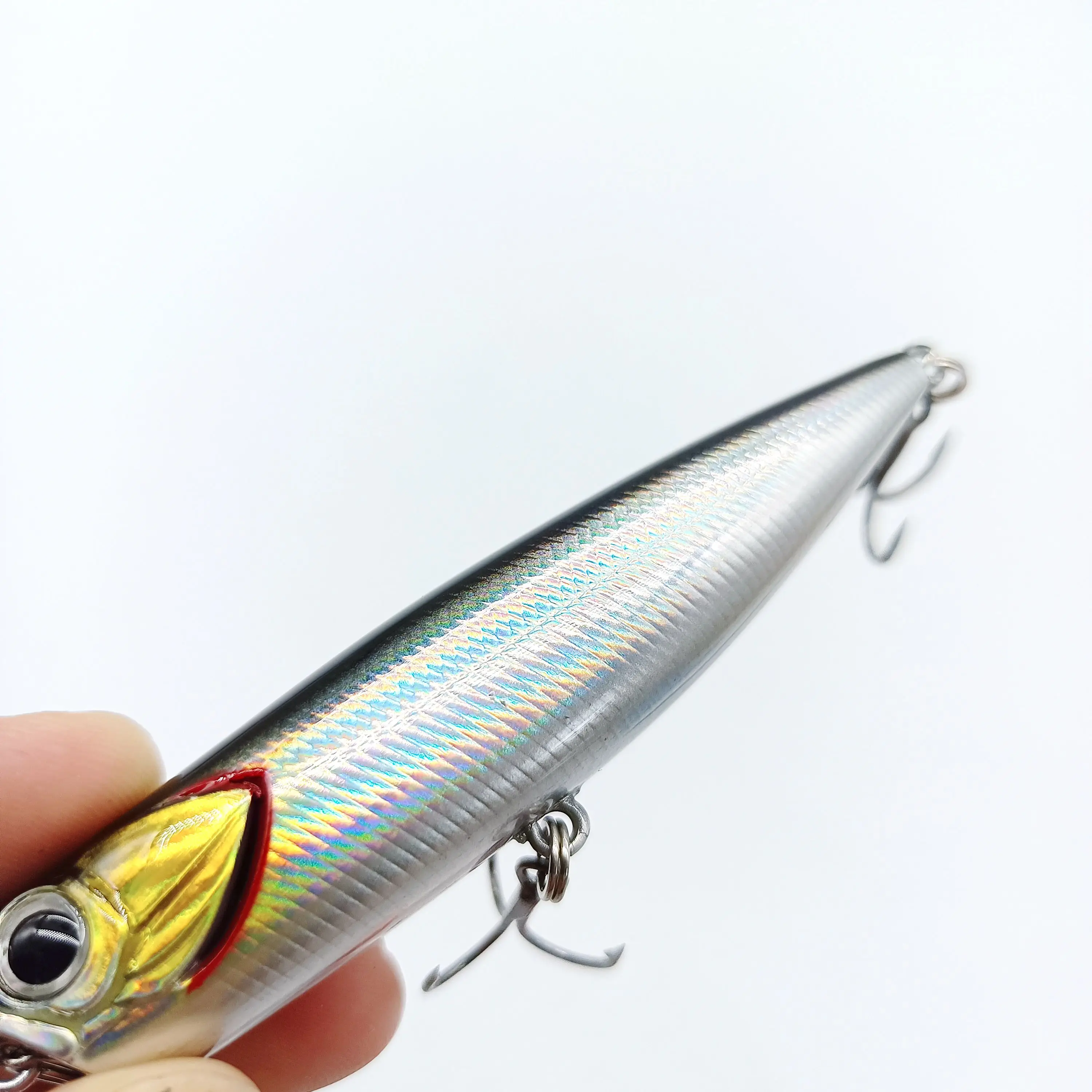 DUODUOYU-señuelo de pesca de lápiz flotante, 1 piezas, 10g/14,5g, de fundición larga, cebo duro Artificial de alta calidad, aparejos de pesca - imagen 4