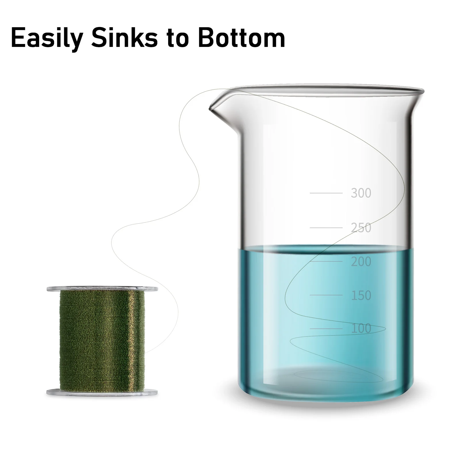 Sedal Invisible para Pesca de carpa, hilo grueso de monofilamento de nailon, súper fuerte, 500m - imagen 3