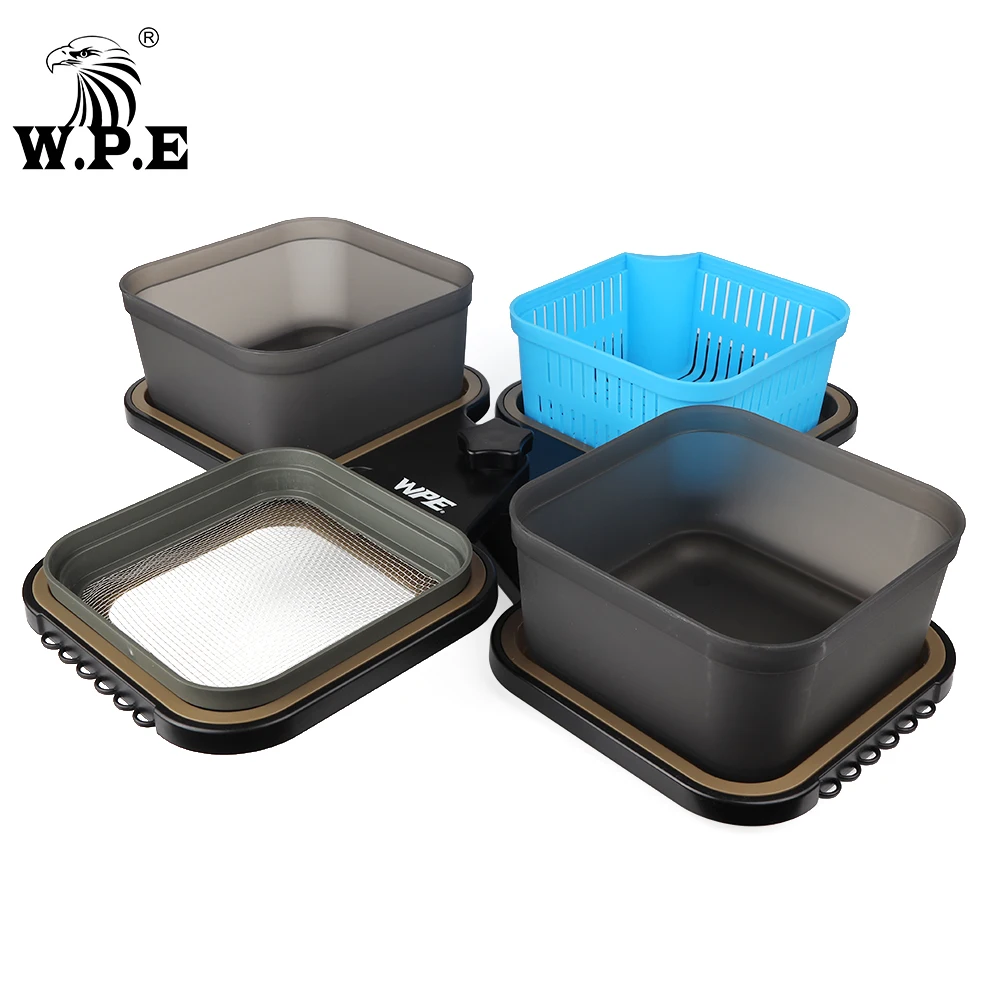 W.P.E-feedero para pesca de carpa, juego de servicio de cebo compacto, aparejo para el pelo, aparejo para carpa, juego de cebo, alimentador, estuche de almacenamiento para pesca, aparejos de pesca - imagen 5