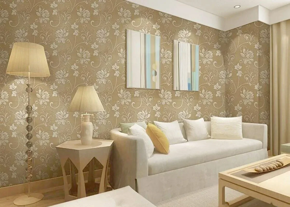 Papel tapiz autoadhesivo de grano de madera de estilo clásico no tejido, pegatina de pared, papel tapiz autoadhesivo - imagen 4