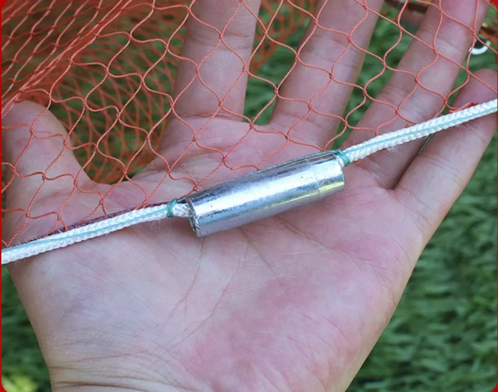 Red de pesca Lawaia, línea multifilamento, red tradicional con colgante de acero, red de pesca para lanzar peso - imagen 4