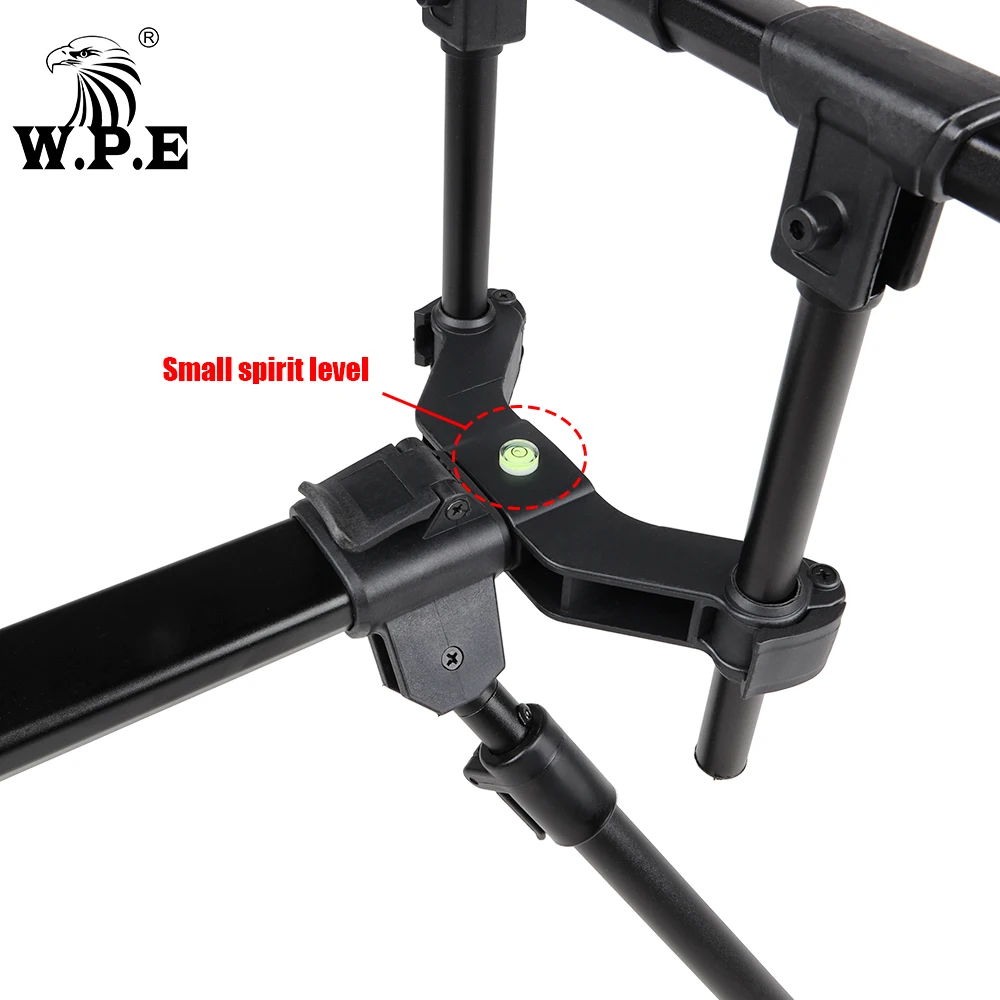 Soporte para caña de pescar de carpa W.P.E, soporte para caña plegable retráctil ajustable, soporte para caña de pescar, accesorios de pesca - imagen 5
