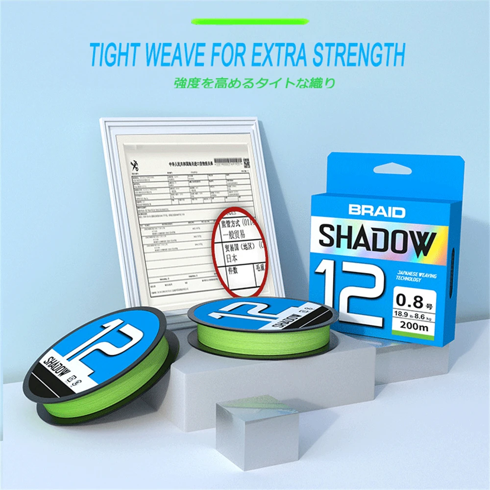 sedal de pesca trenzado, multifilamento de 8 hebras, PE, 500m de alto, Sedal principal, superduradero, Japón pesca accesorios pesca accesorios mar accesorios de pesca accesorios pesca herramientas de pesca carpfish - imagen 3