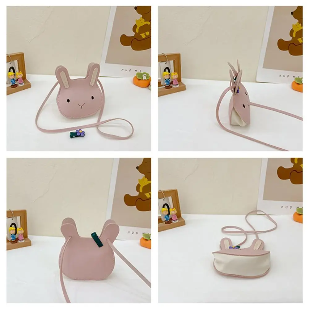 Precioso Mini bolso de hombro de cuero PU suave, bandolera suave, lindos bolsos de dibujos animados para regalo - imagen 5