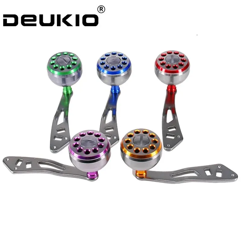 Conjunto de brazo basculante de carrete de pesca de 38MM, se aplica a la rueda de pesca de marca S/D/A, juego de perilla de mango de carrete de Baitcasting totalmente de Metal