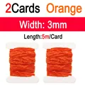 2pcs Orange 3mm