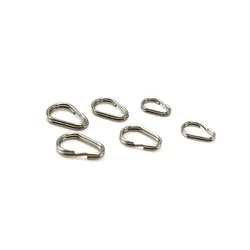 Anilla split ring acero inoxidable SUS304 forma pera para señuelos