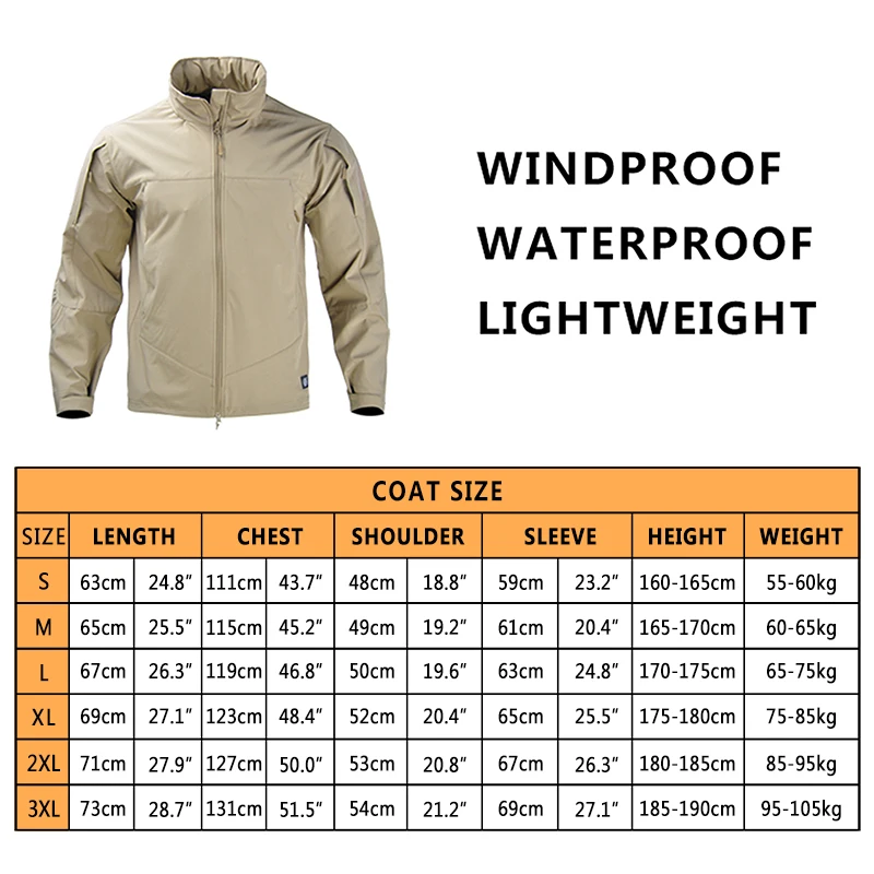 Chaquetas tácticas informales para hombre, chaquetas impermeables, ropa de exterior, chaqueta Bomber Airsoft con cremallera, abrigo de piloto - imagen 2