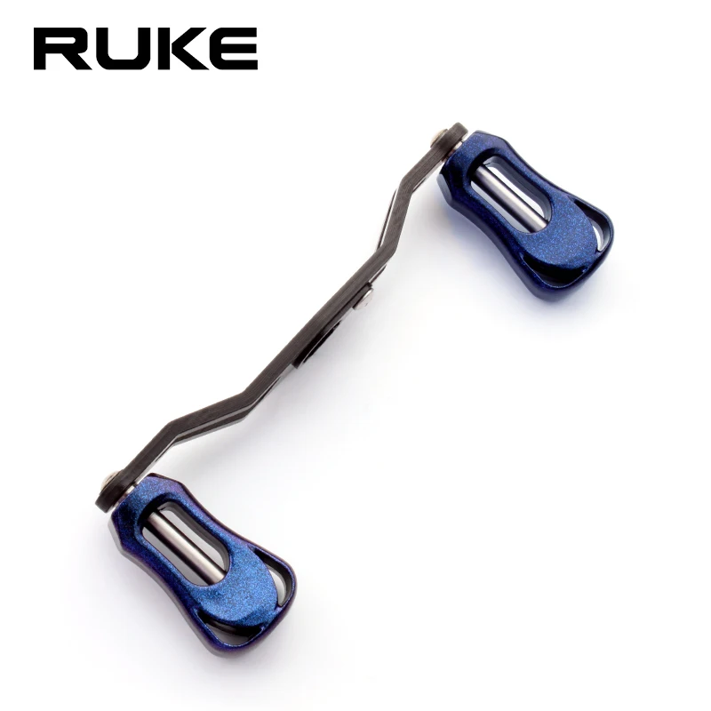 Ruke-mango de carrete de pesca, materiales de fibra de carbono para D/Ab, longitud de 105mm, tamaño del agujero 8*5/7*4mm para balancín de fundición, peso DIY 20g - imagen 2