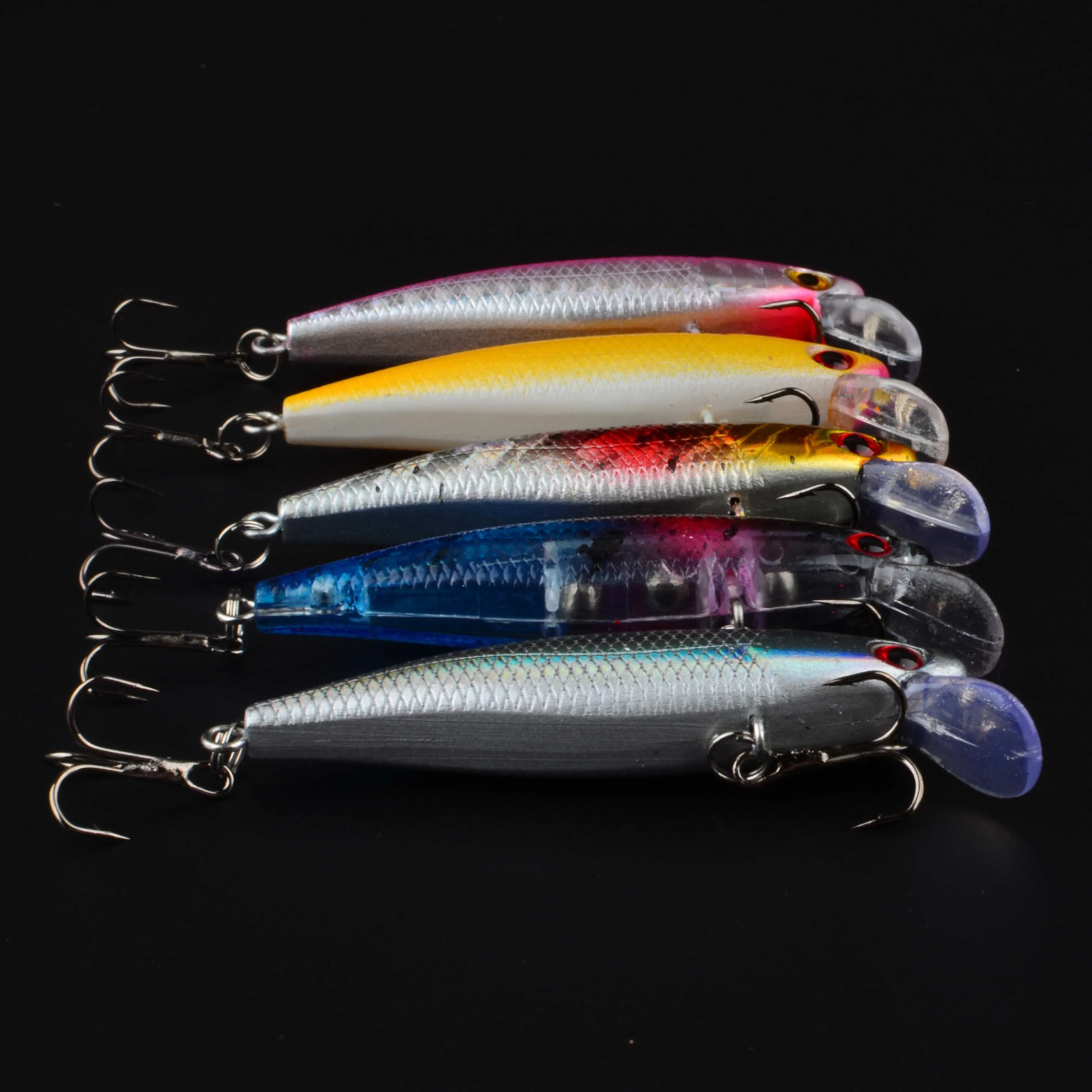 Señuelo Minnow 6cm – Crankbait de plástico duro con ojos 3D - imagen 5