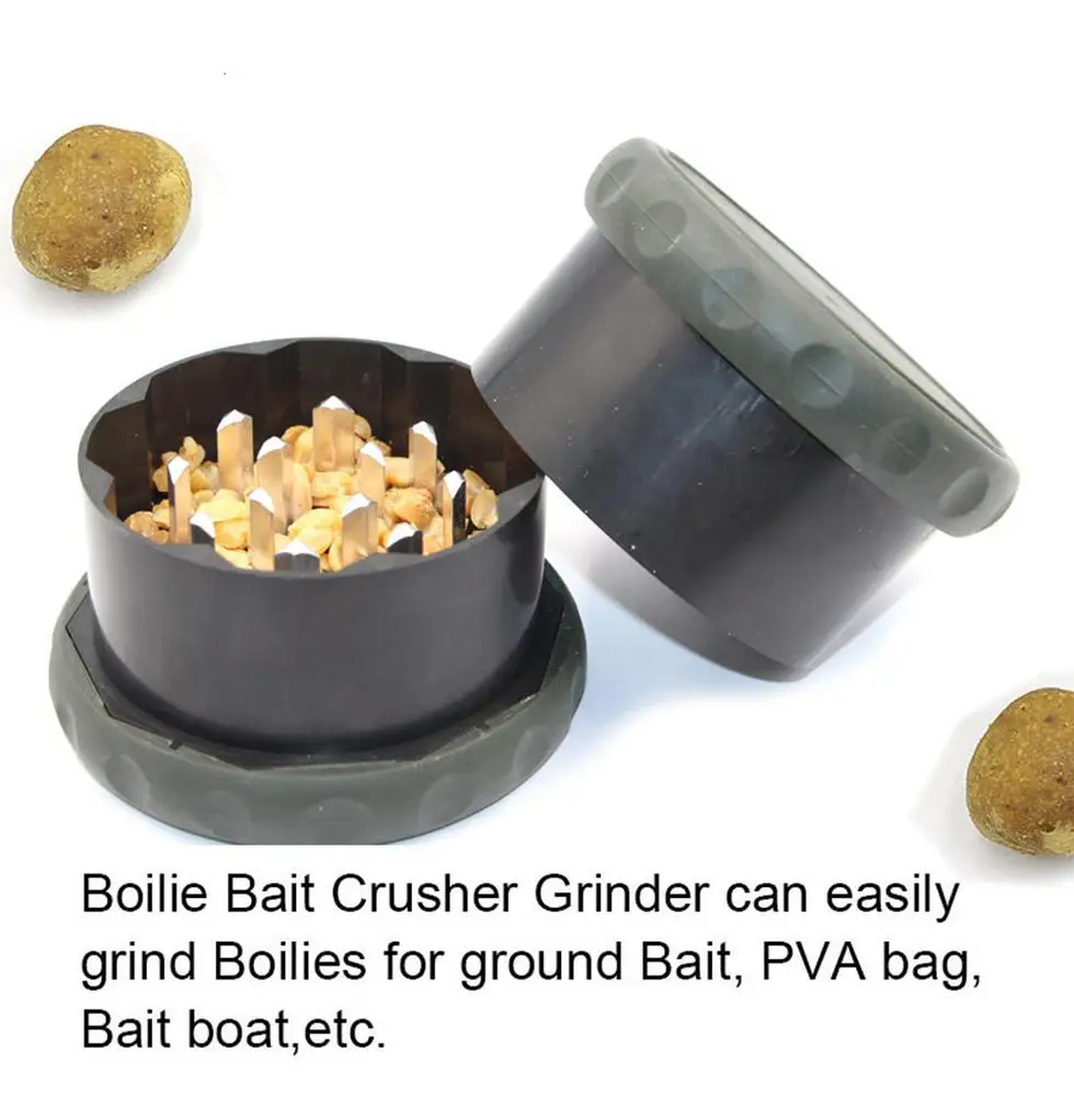 Caja trituradora de cebo, herramienta de fabricación de cebo engrosada portátil, equipo de aparejos de pesca de carpa, suministros - imagen 3