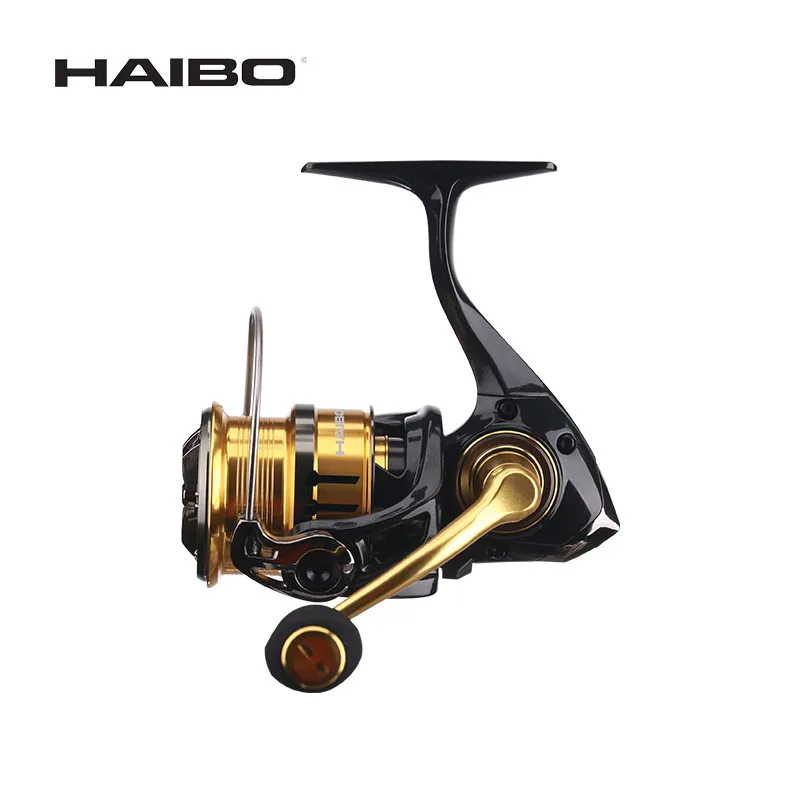 Haibo-carrete giratorio de Metal para pesca, accesorios de equipo de pesca, LFC1000-3000, 199g, relación de velocidad de 5,3 - imagen 2